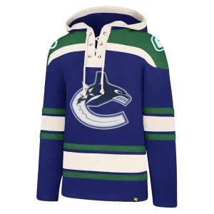 47 Brand NHL Lacer Fleece Mens Hoody - Vancouver Canucks
