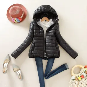 8-color Cotton Women Jacket Fashion Parka Women Coat Ladies Slim Short KJG-1105
