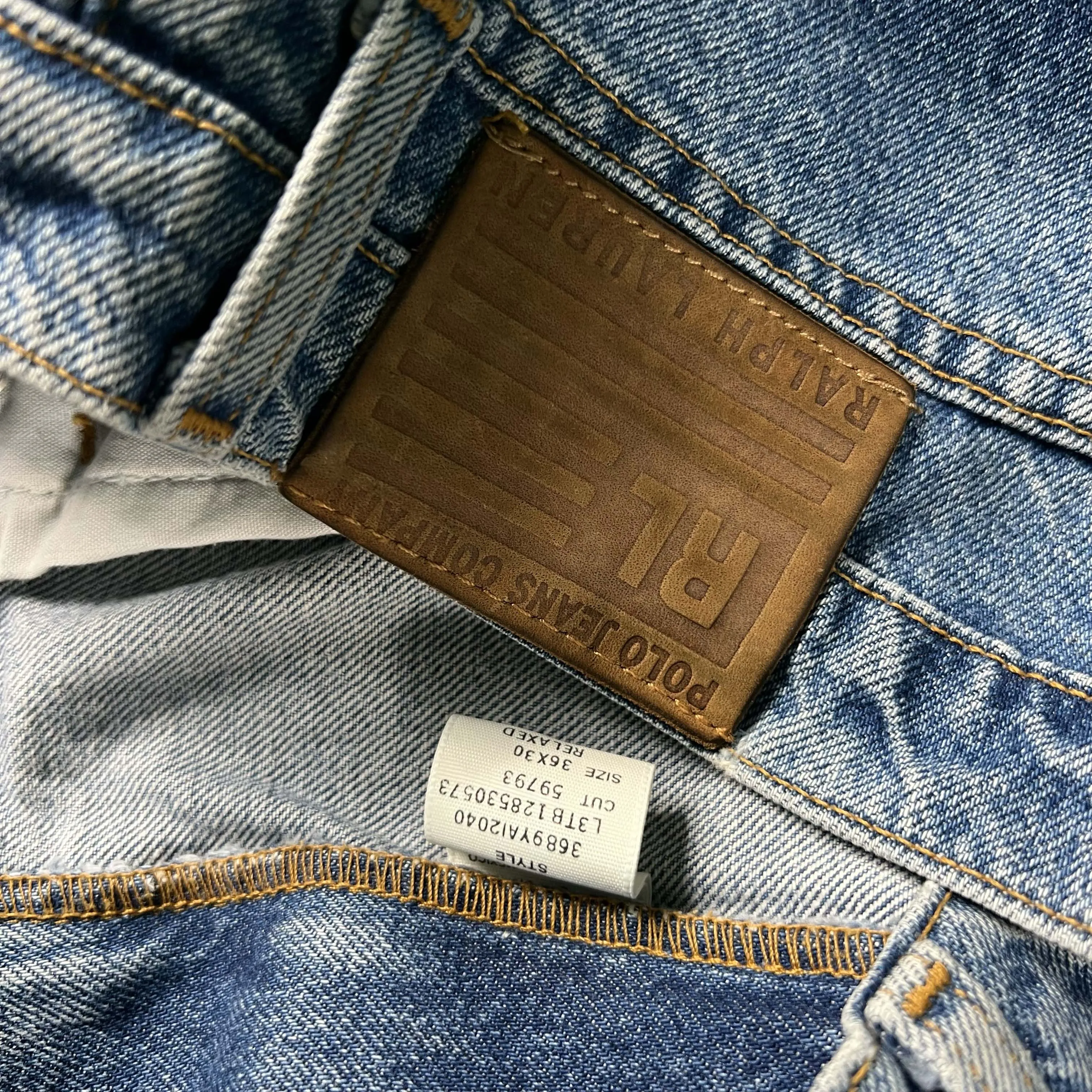 90s Polo RL Relaxed Fit Denim-34x30