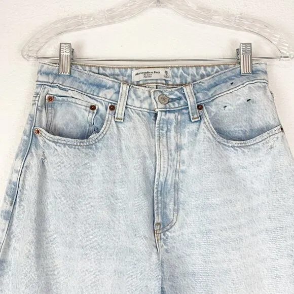 Abercrombie &amp; Fitch Jeans 26/2s Curve Love Loose Fit High Rise Straight
