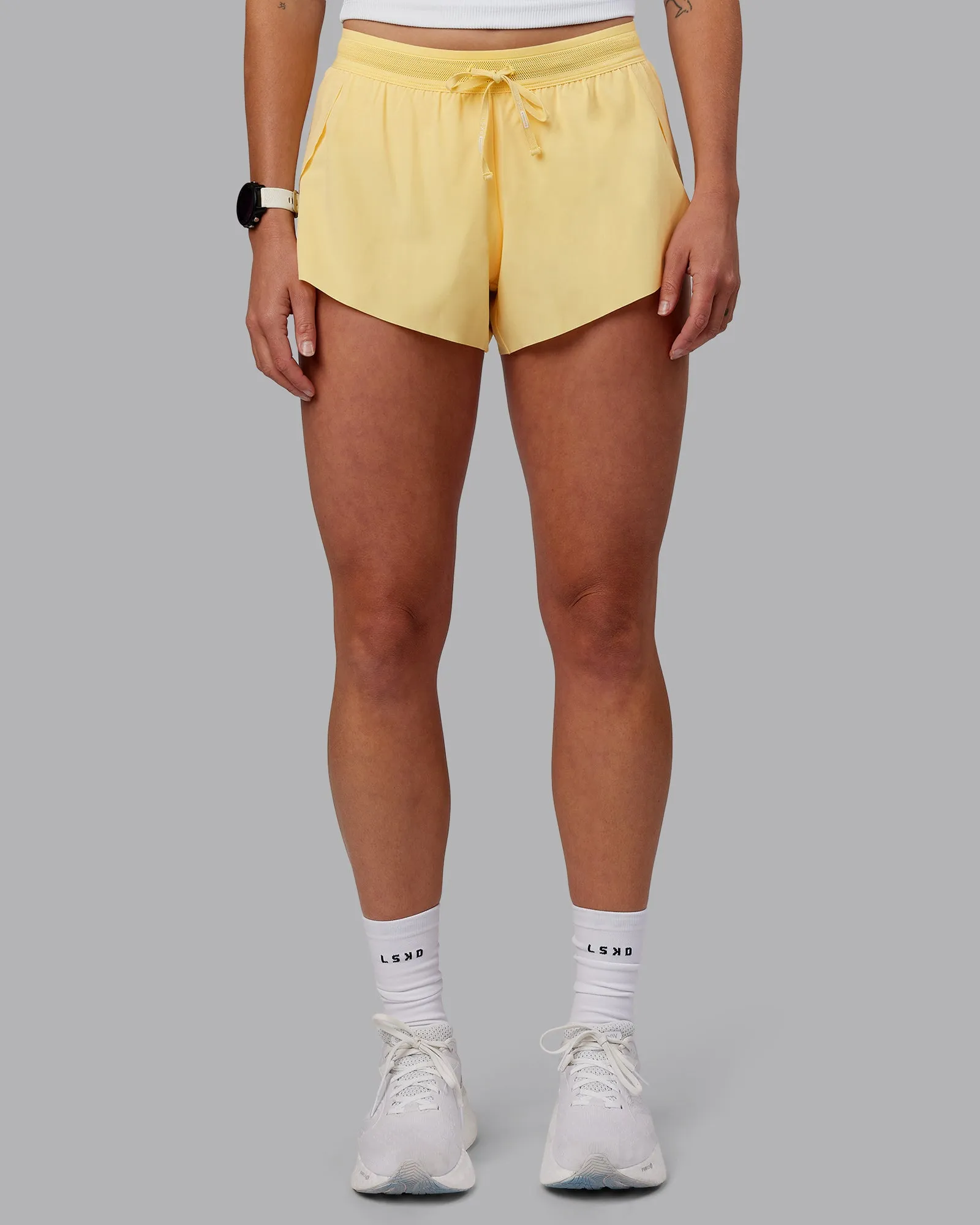 Accelerate 3" Run Shorts - Sunflower