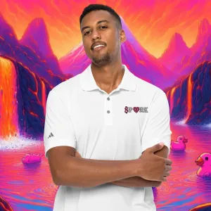 AK-D001#S-001 PINK PEPE $PORK adidas Performance Polo Shirt