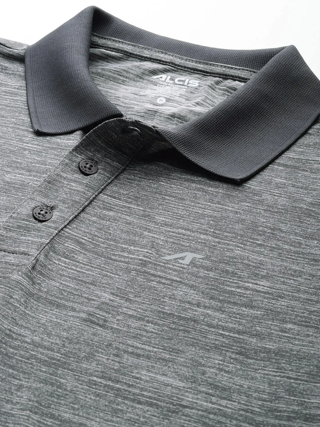 Alcis Men Polo Collar Dry Tech Slim Fit T-shirt