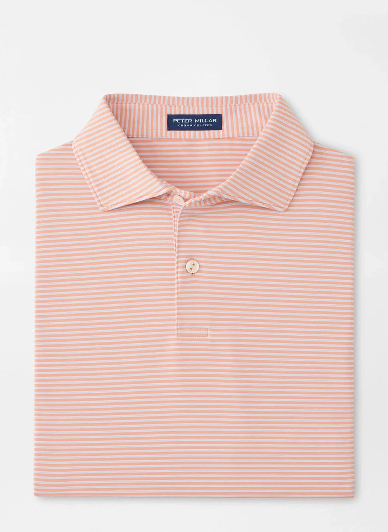 AMBROSE PERFORMANCE JERSEY POLO - PARADISE ORANGE