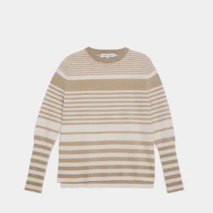 Aspen sweater cashmere sand/white