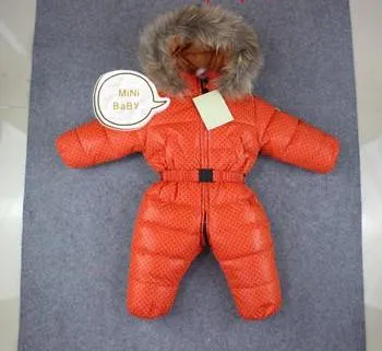 baby girl jumpsuits Russia winter baby clothing , winter coats snow wear duck down jacket ,snowsuits for kids boys girls clothes