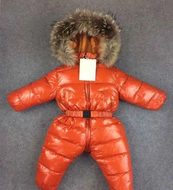 baby girl jumpsuits Russia winter baby clothing , winter coats snow wear duck down jacket ,snowsuits for kids boys girls clothes