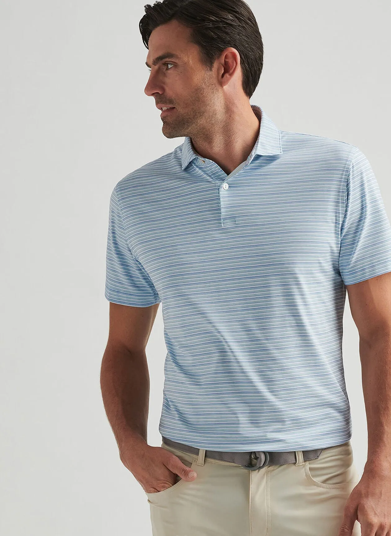Ballad Performance Jersey Polo (Blue Spruce)
