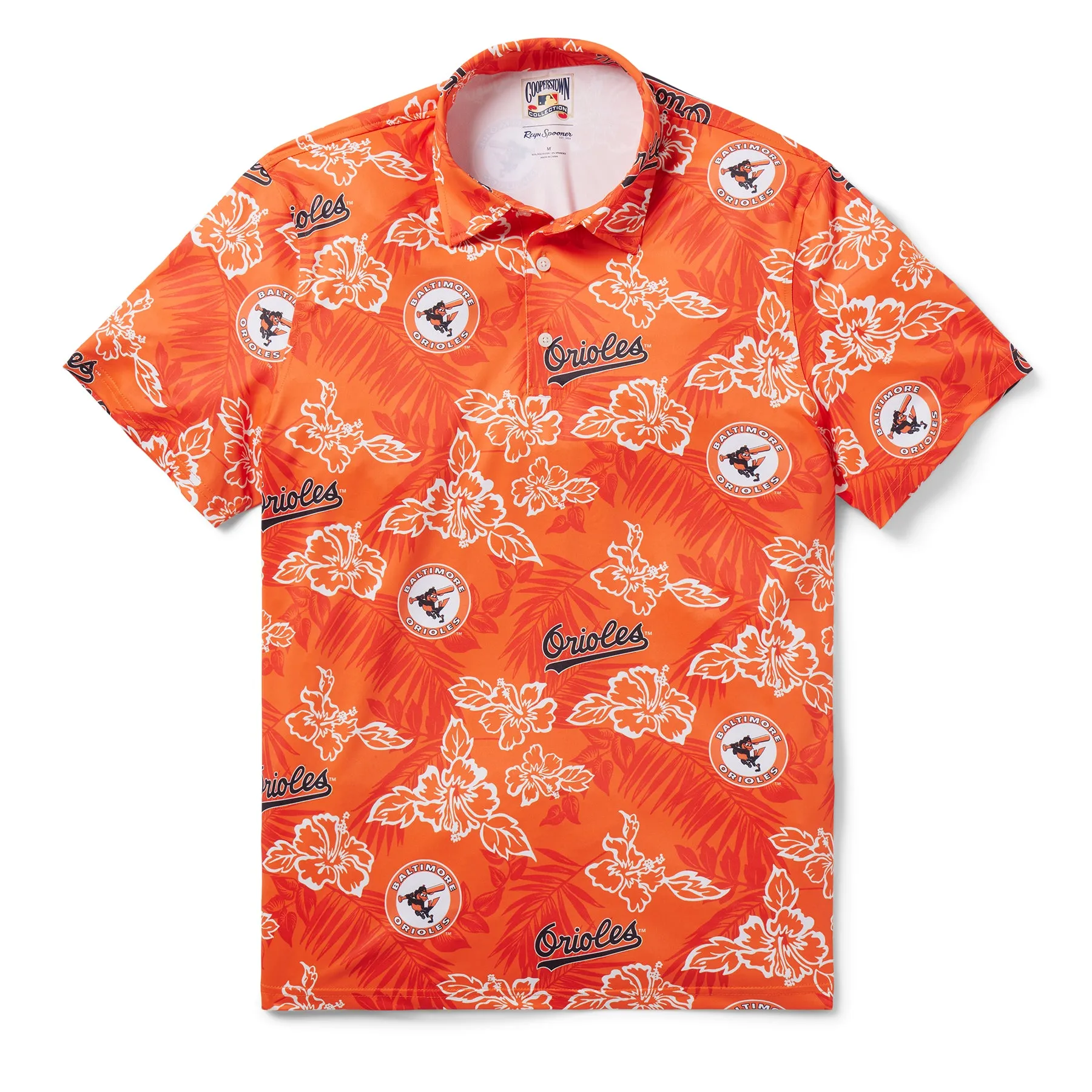 BALTIMORE ORIOLES COOPERSTOWN PERFORMANCE POLO