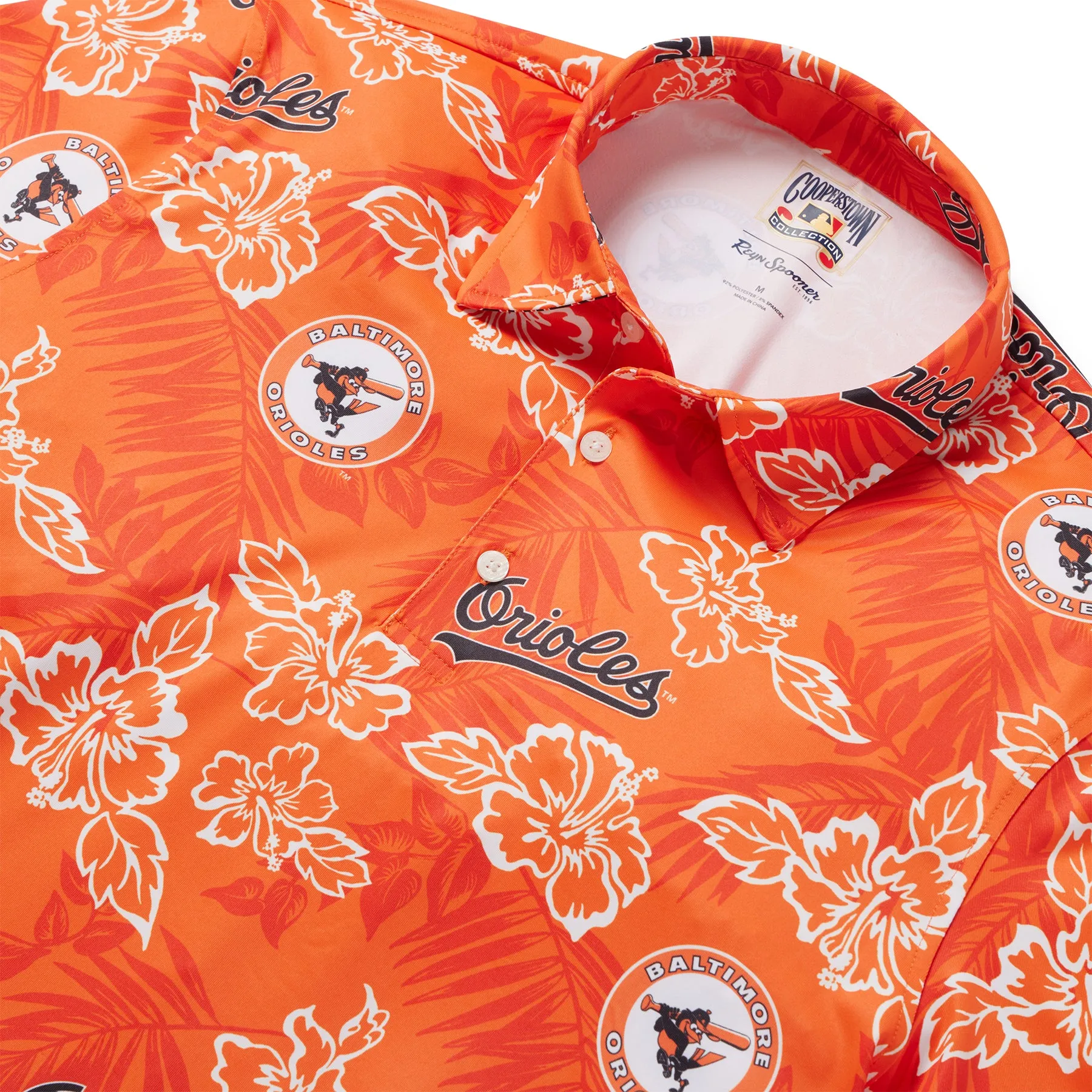 BALTIMORE ORIOLES COOPERSTOWN PERFORMANCE POLO