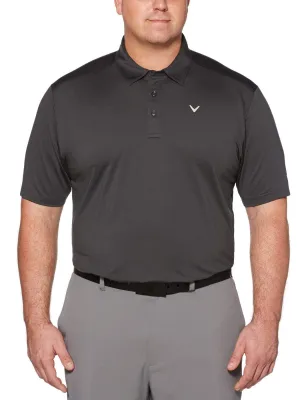 Big & Tall Cooling Micro Hex Polo with Chevron