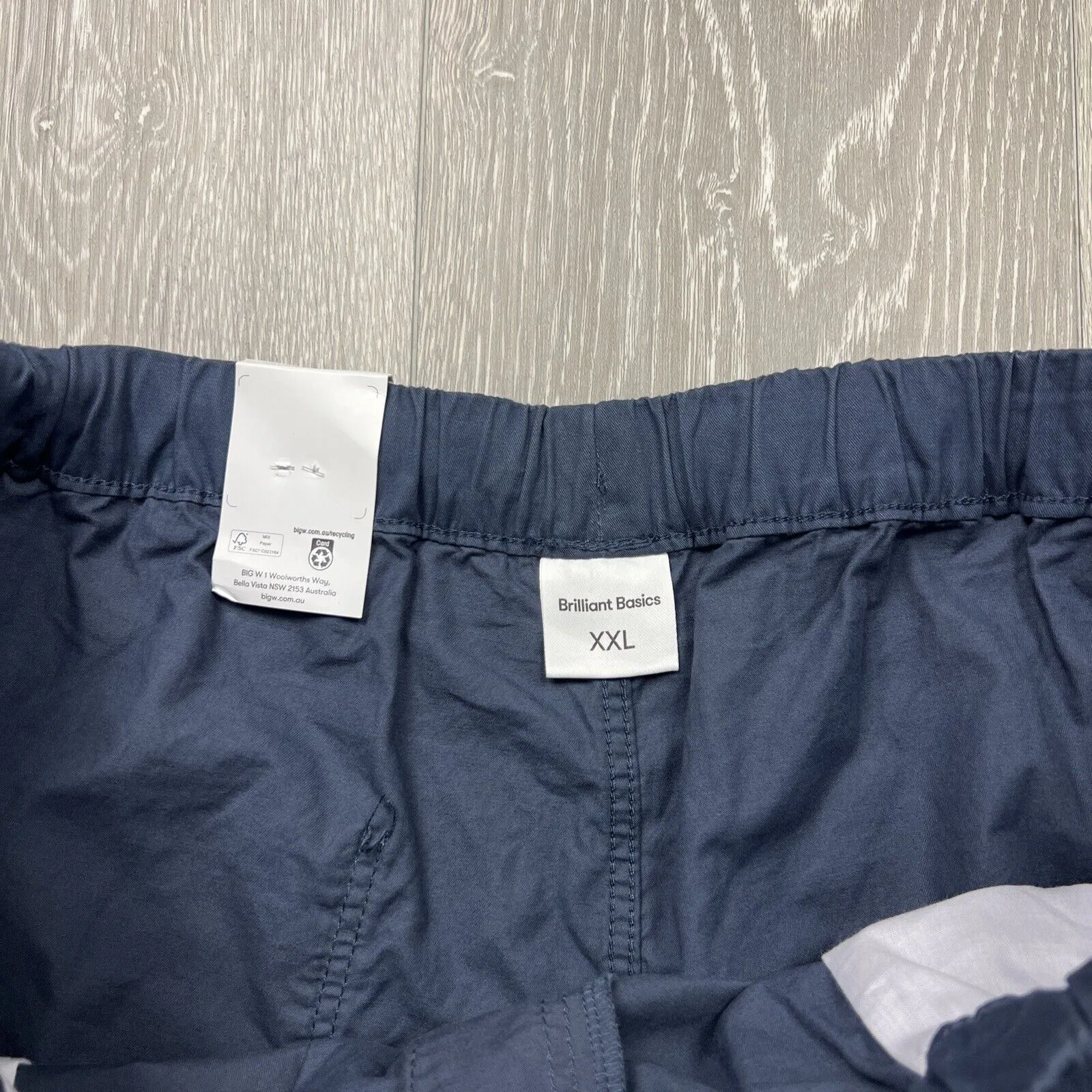 Big W Brilliant Basics Mens Casual Cuffed Jogger Pants Size 2XL (New)