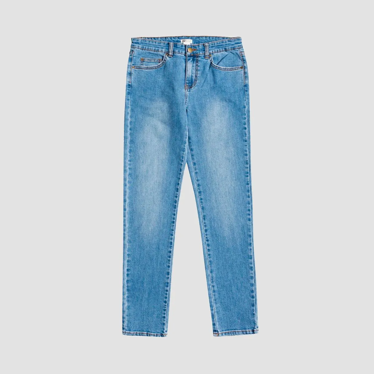 Billabong Shore Line High Waisted Skinny Jeans Indigo Rinse - Womens