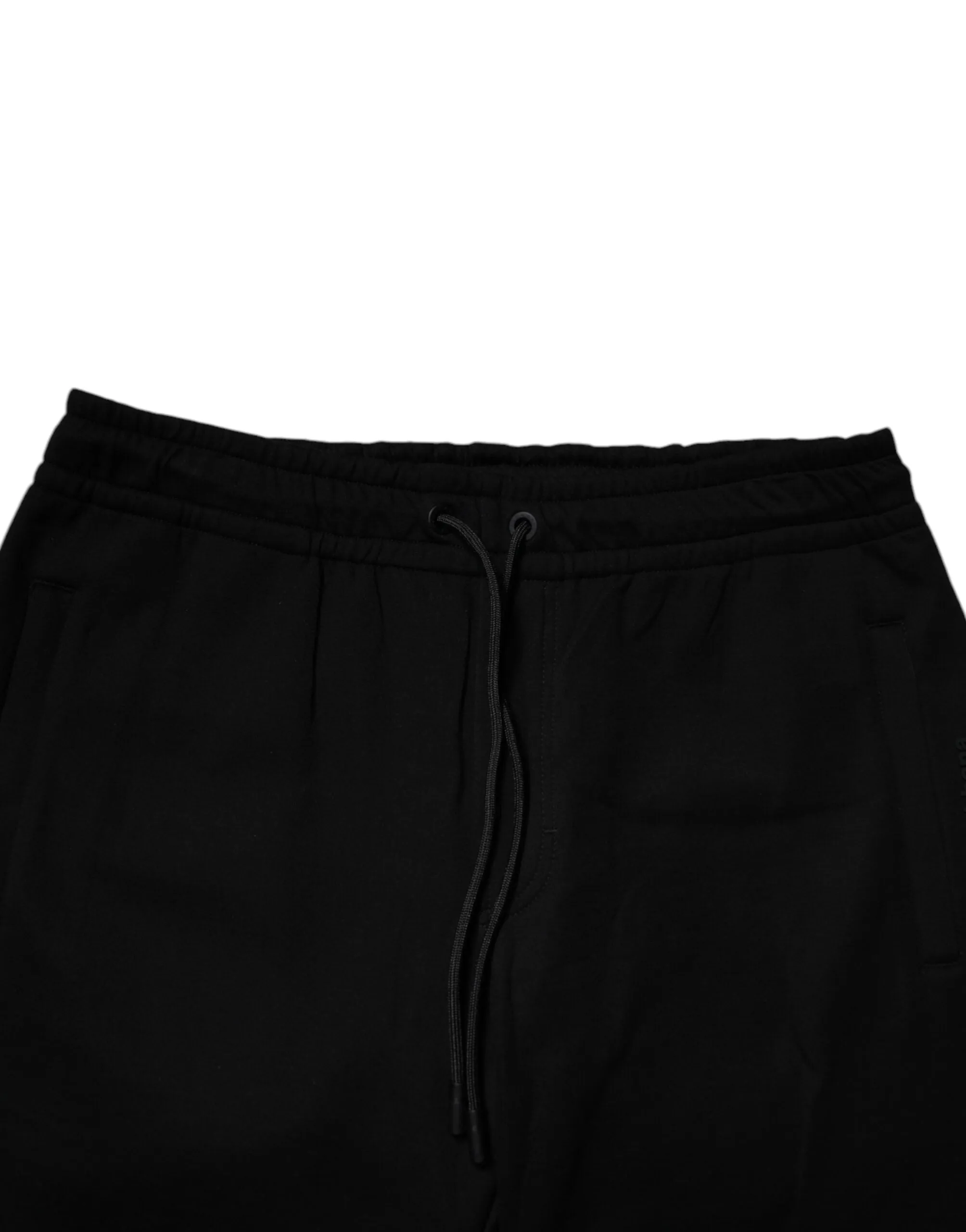 Black Cotton Blend Jogger Sweatpants Pants