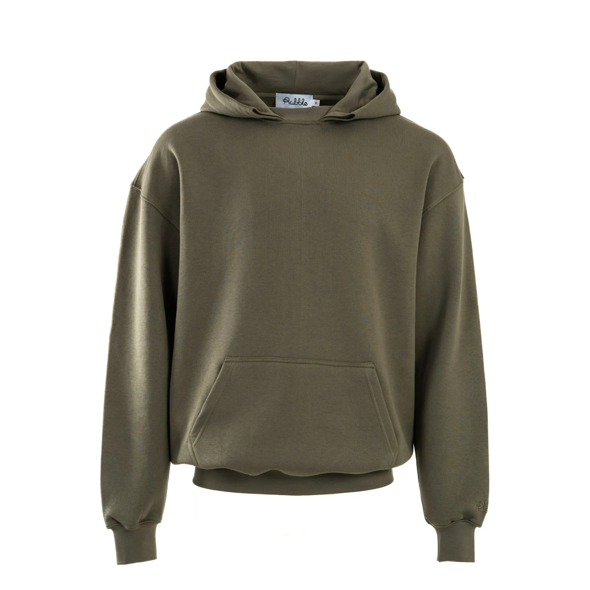 Blank Unisex Hoodie with Interchangeable Drawstring Hood
