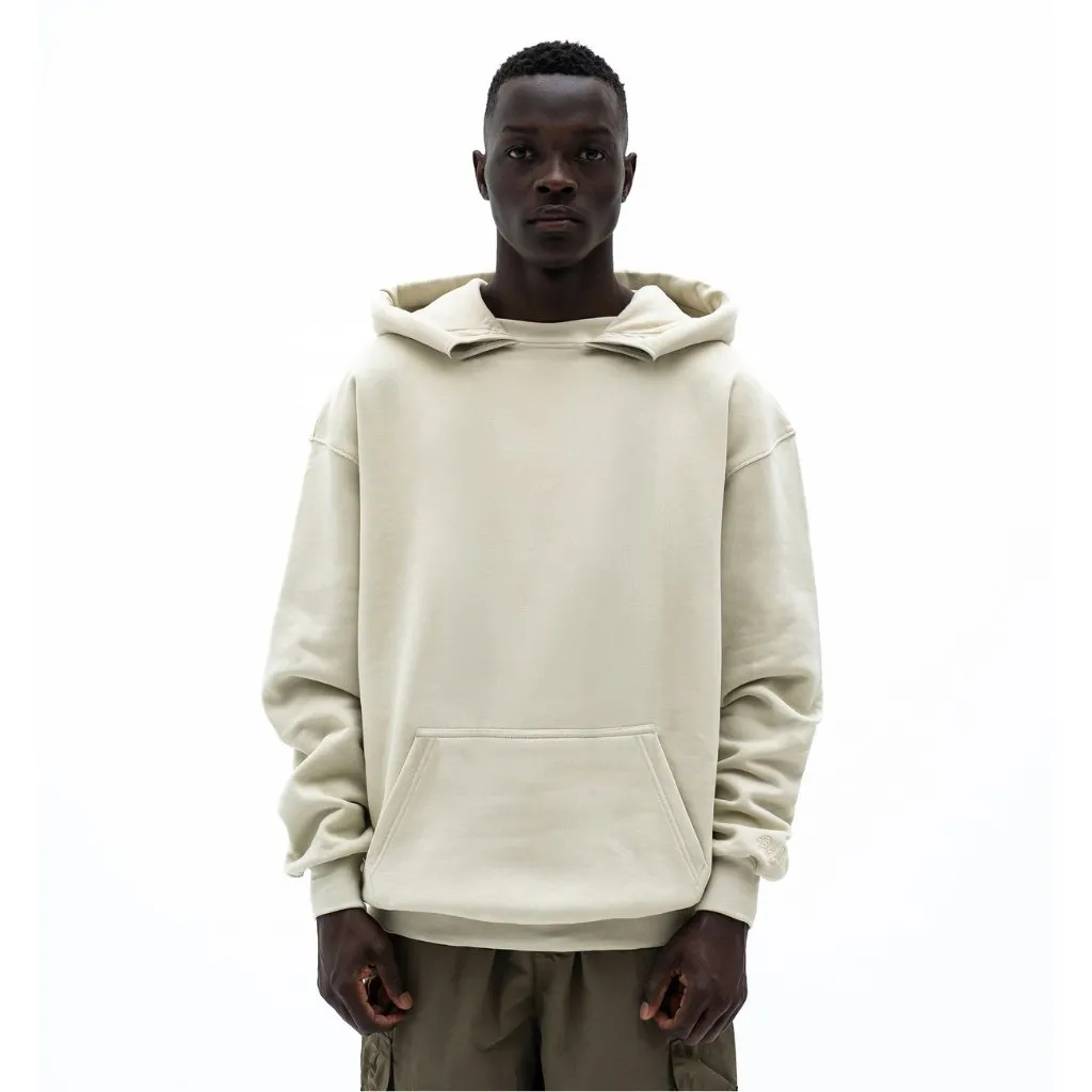 Blank Unisex Hoodie with Interchangeable Drawstring Hood