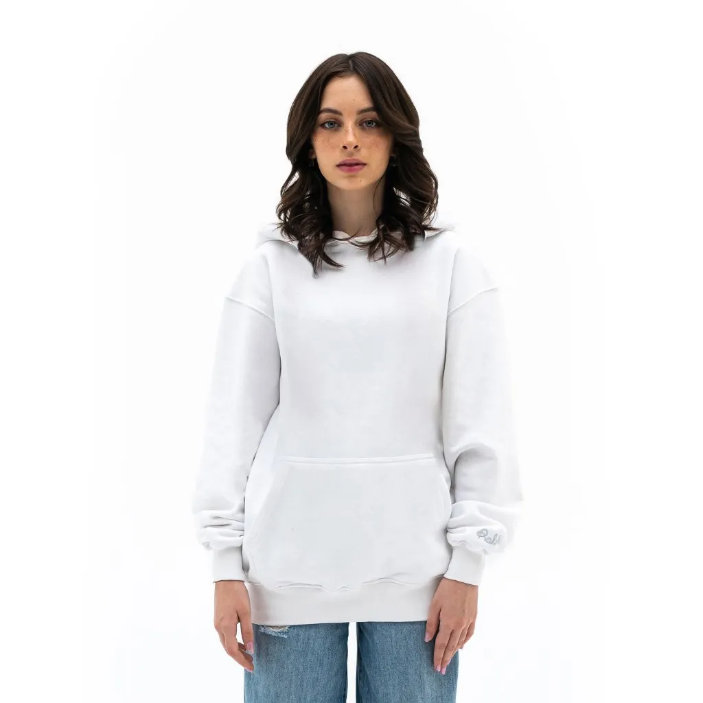 Blank Unisex Hoodie with Interchangeable Drawstring Hood