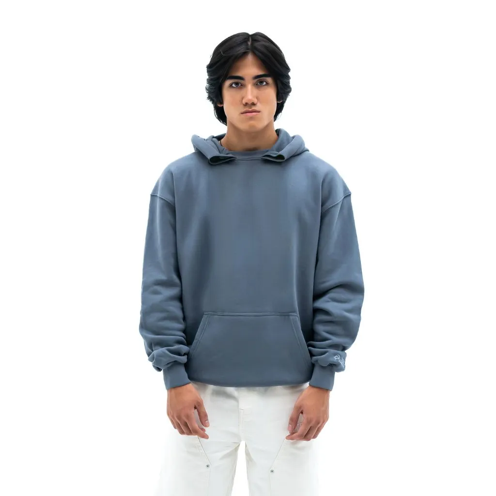 Blank Unisex Hoodie with Interchangeable Drawstring Hood