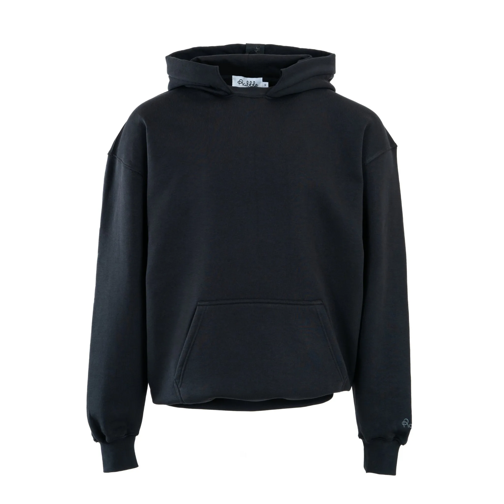 Blank Unisex Hoodie with Interchangeable Drawstring Hood