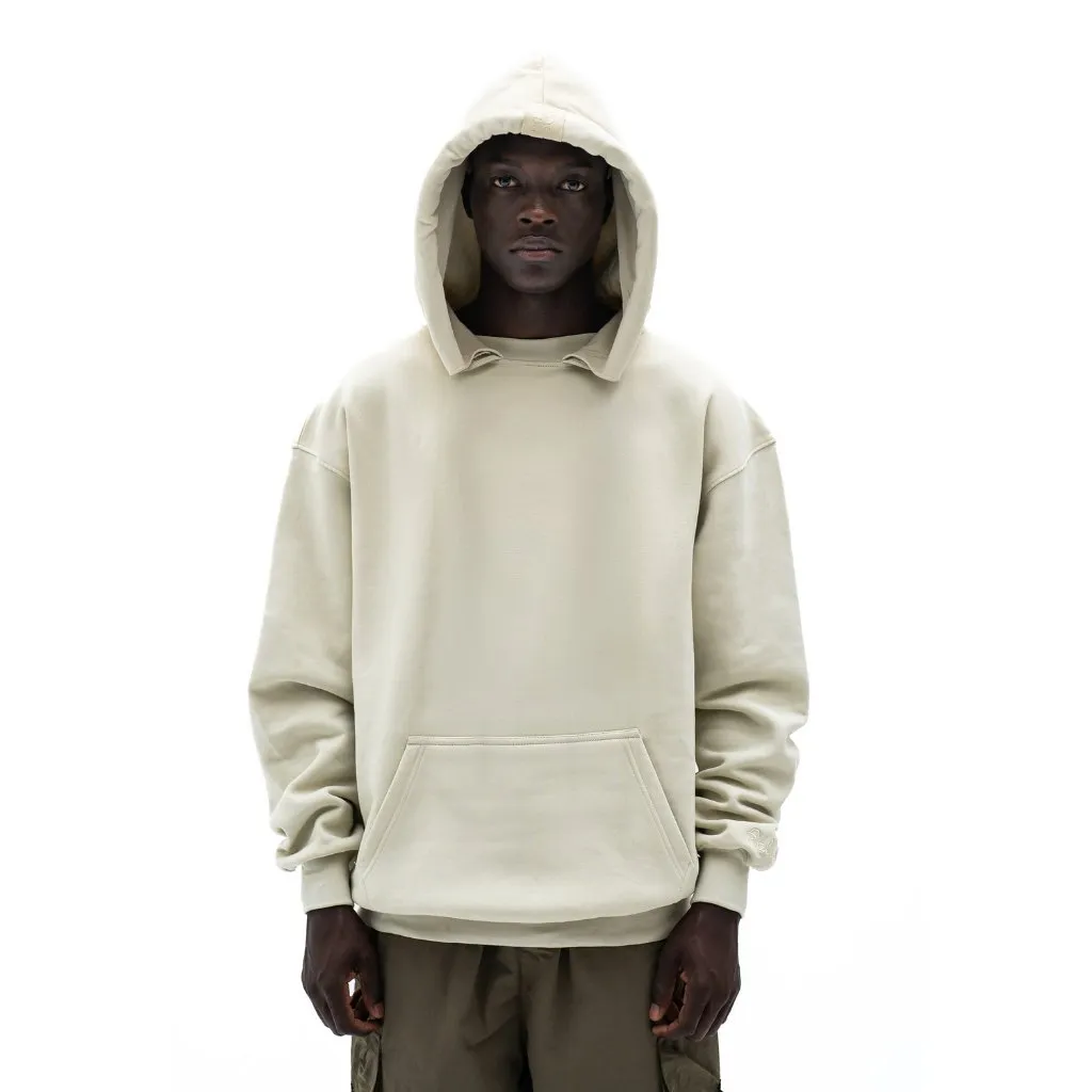 Blank Unisex Hoodie with Interchangeable Drawstring Hood