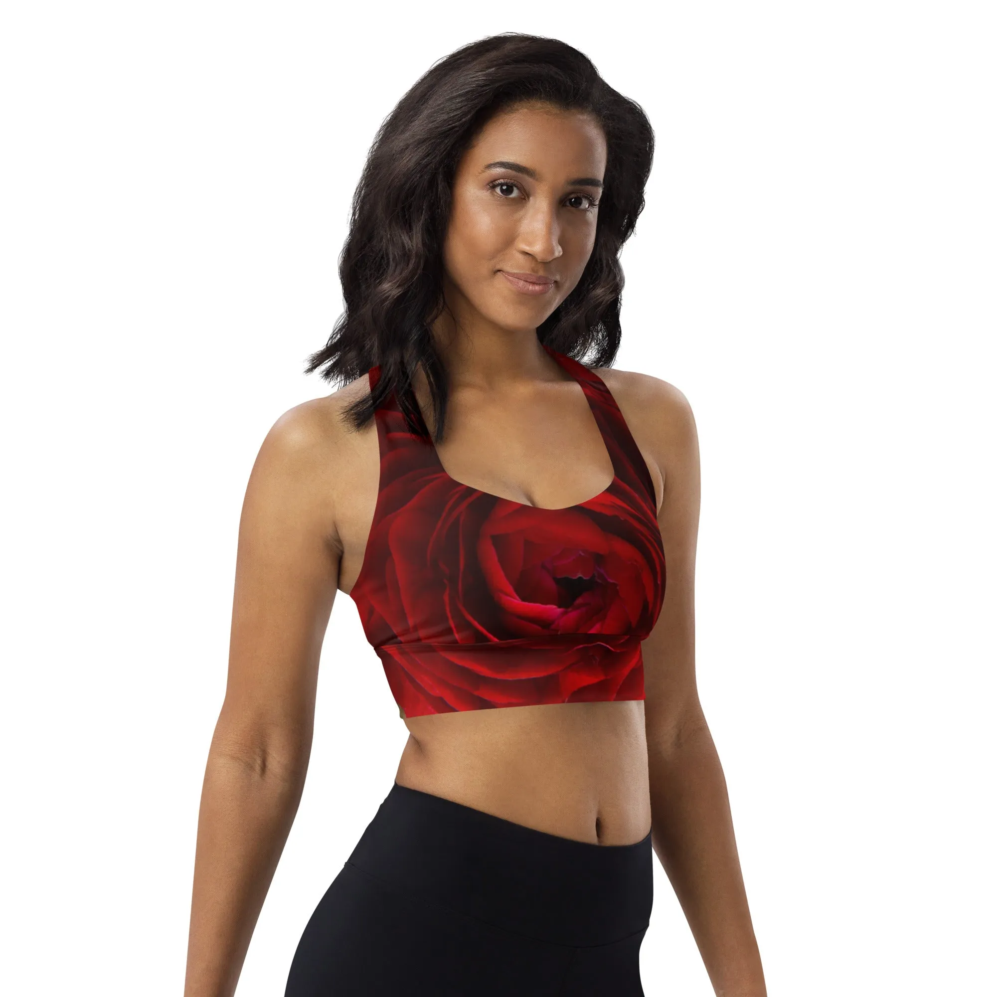 Blood Rose Bra Top
