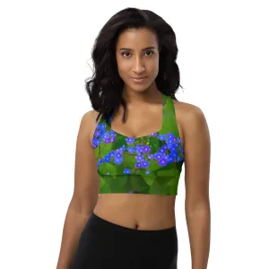 Blue Beam Bra Top