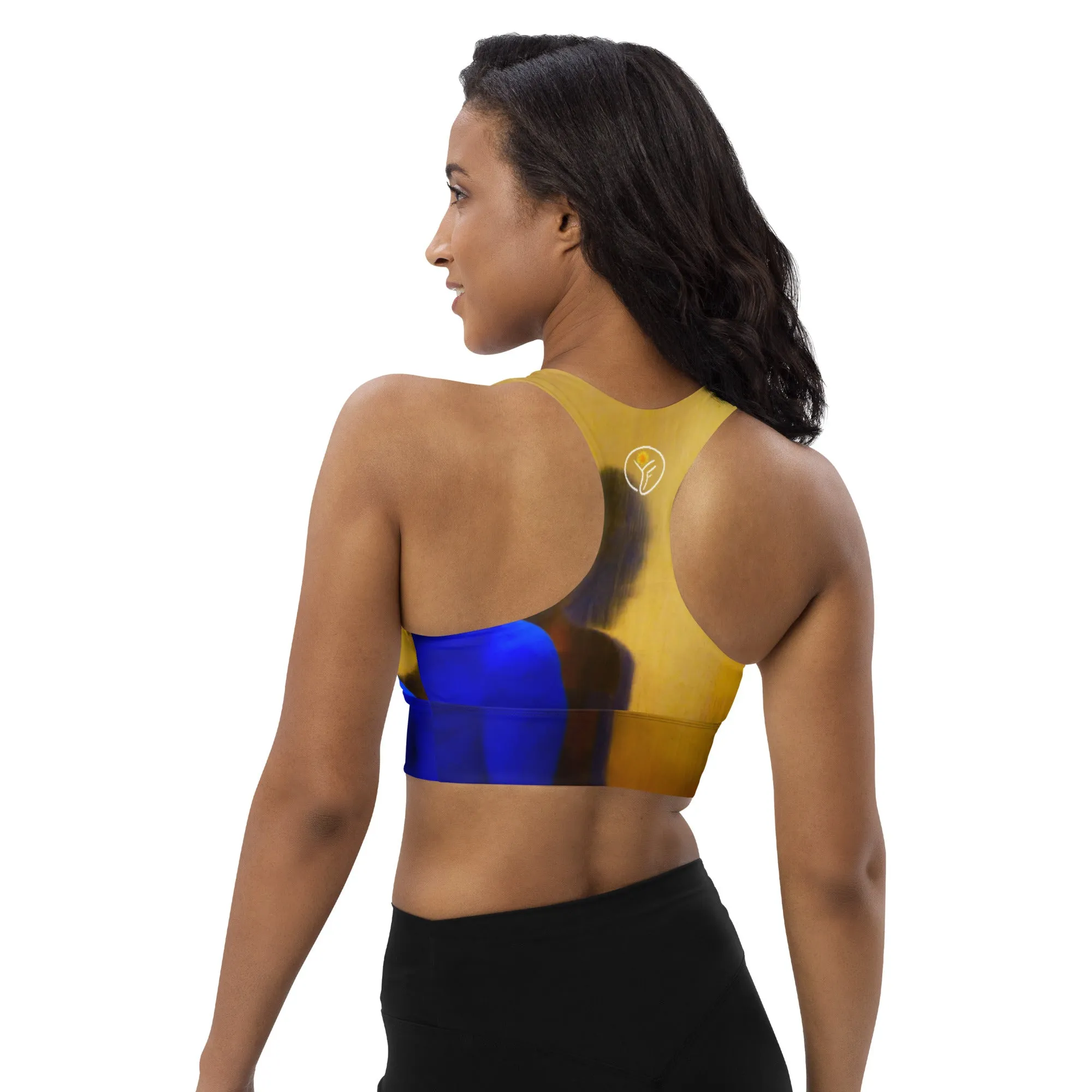 Blue Man Bra Top