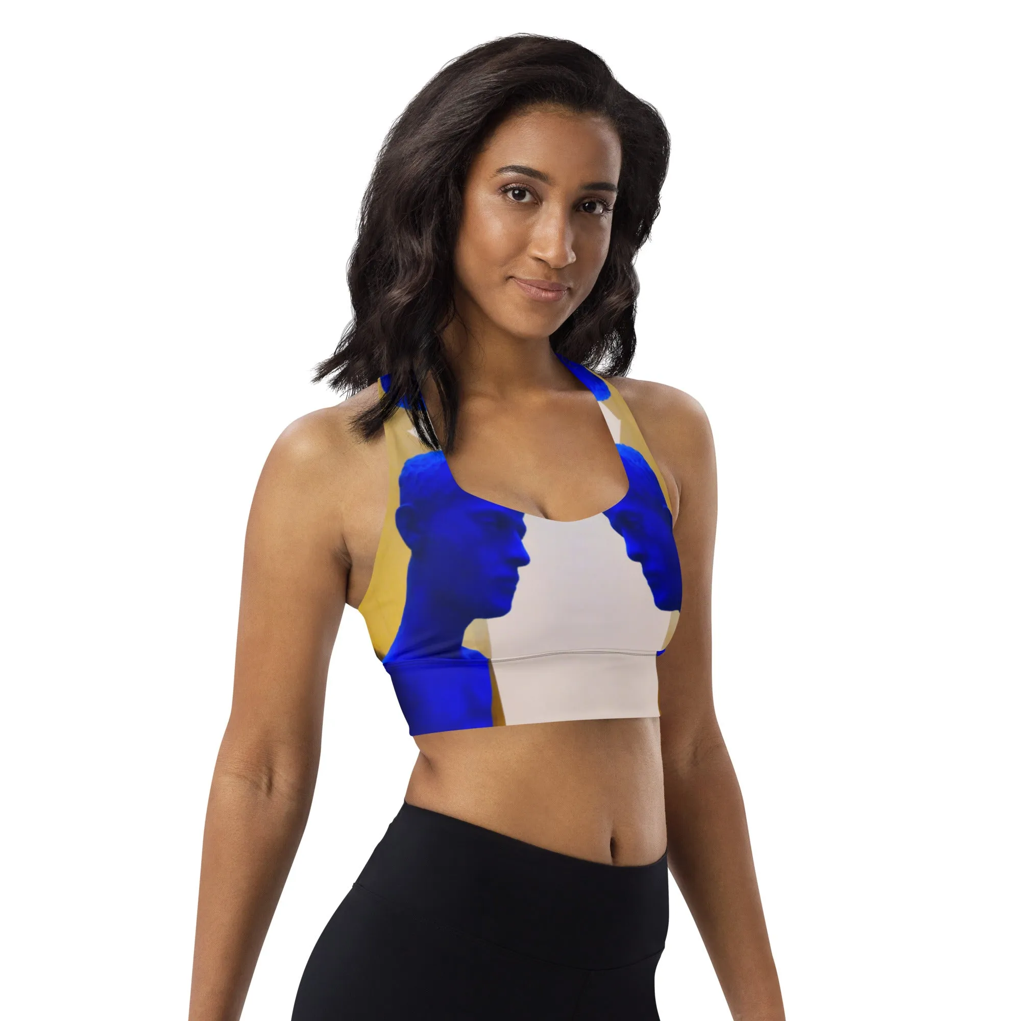 Blue Man Bra Top