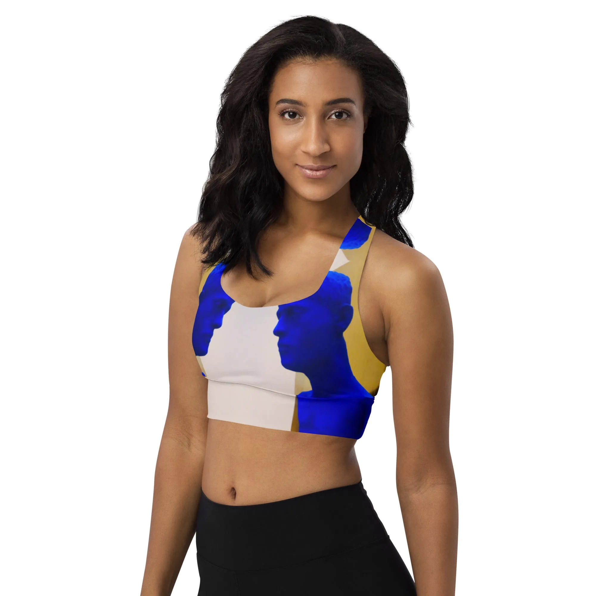 Blue Man Bra Top