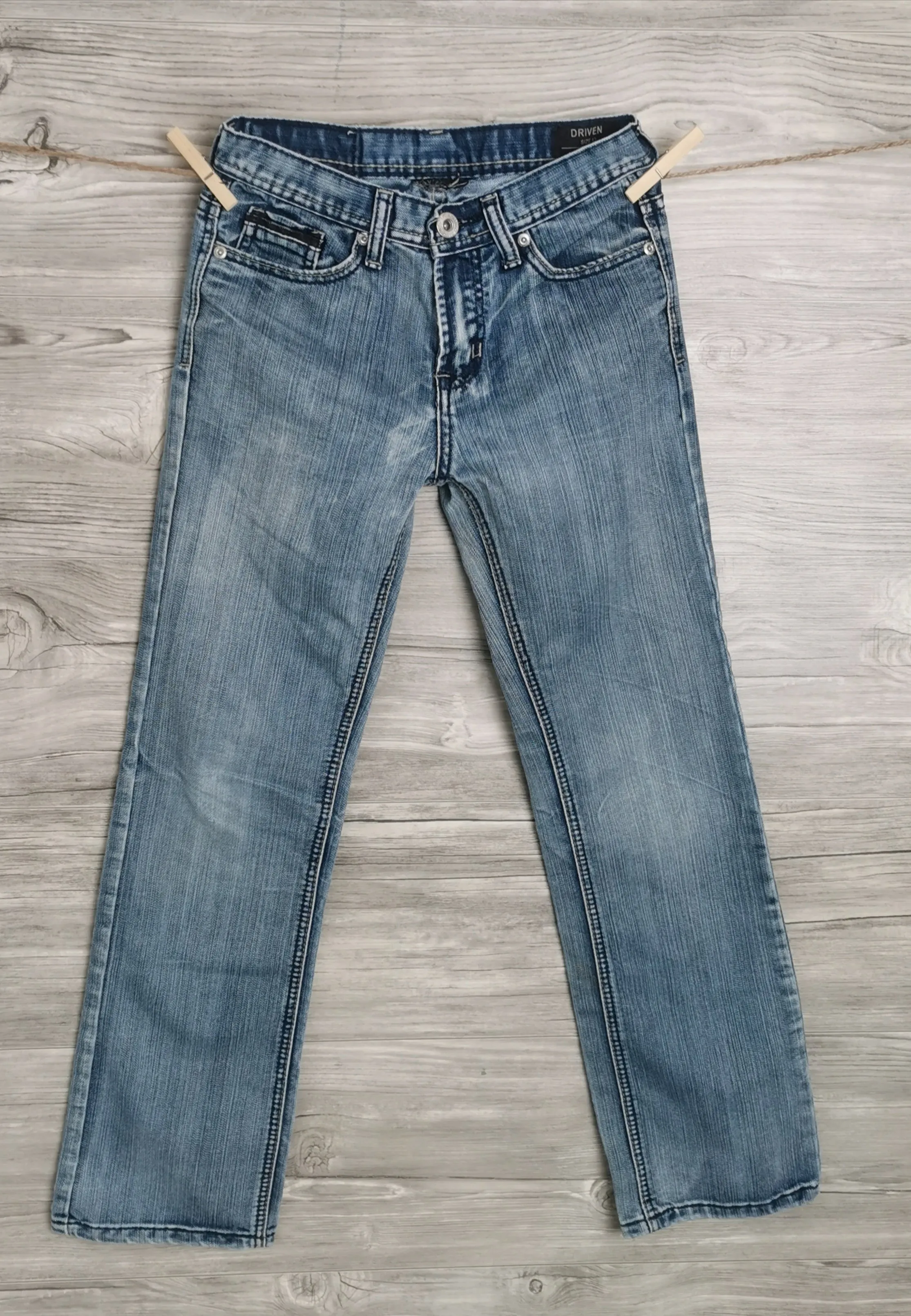 BOY SIZE 12 YEARS - BUFFALO, Style: 'Driven X' Straight Jeans VGUC B17
