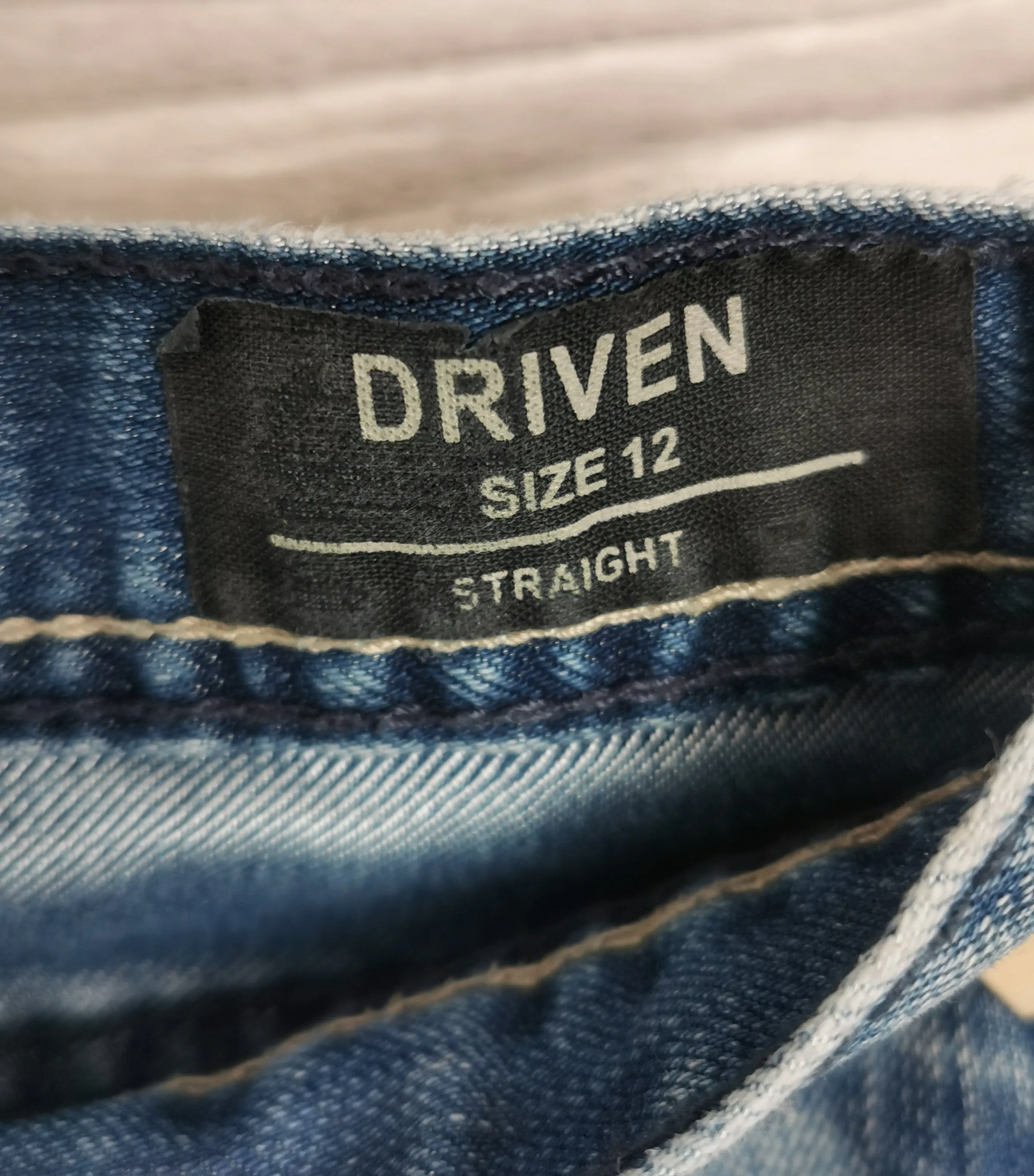 BOY SIZE 12 YEARS - BUFFALO, Style: 'Driven X' Straight Jeans VGUC B17