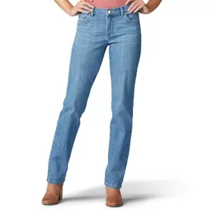 Bundle/Lot Lee Relaxed Fit At The Waist Medium Wash Jeans Size Women's 12 Short
