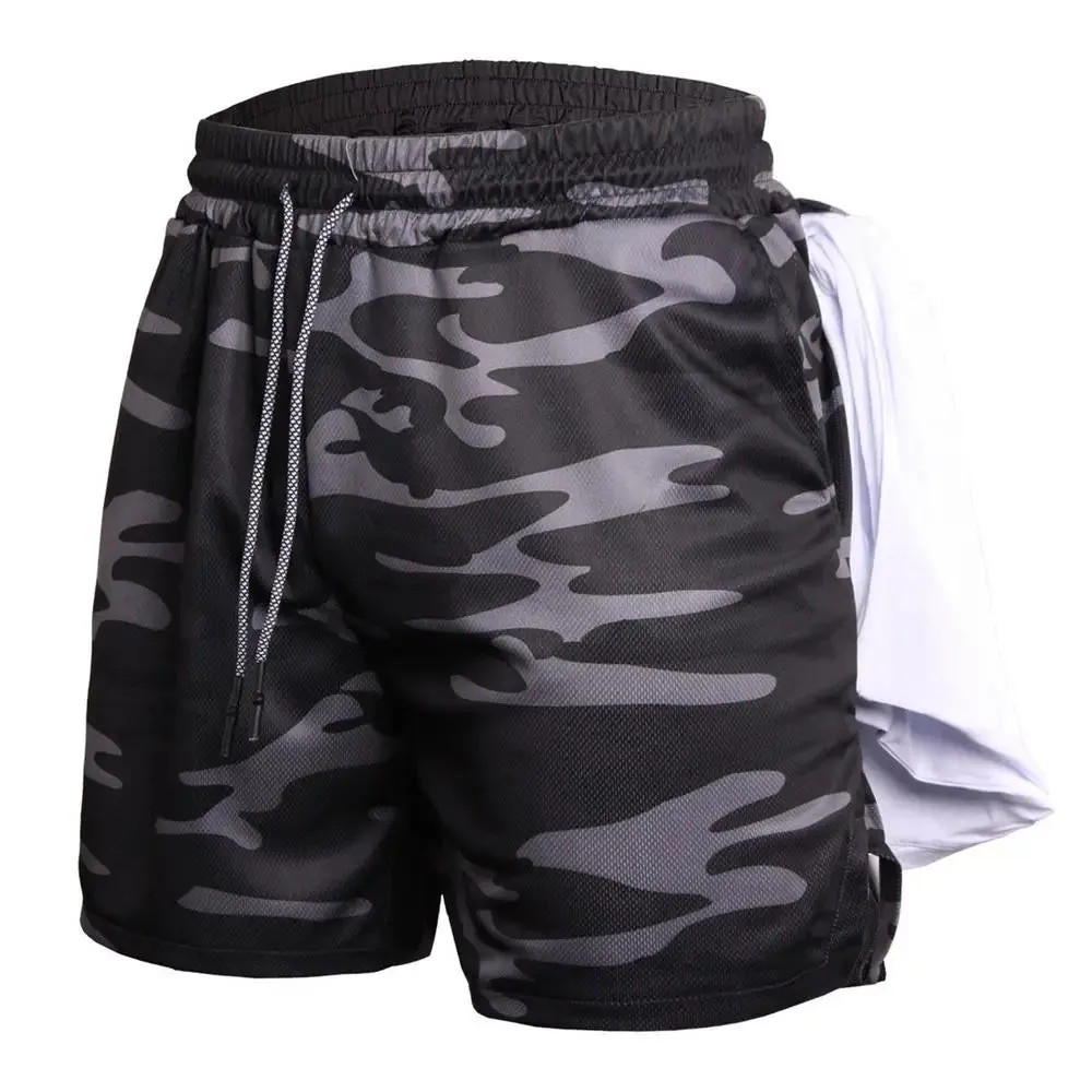 Camo Running Quick Dry Gym Shorts