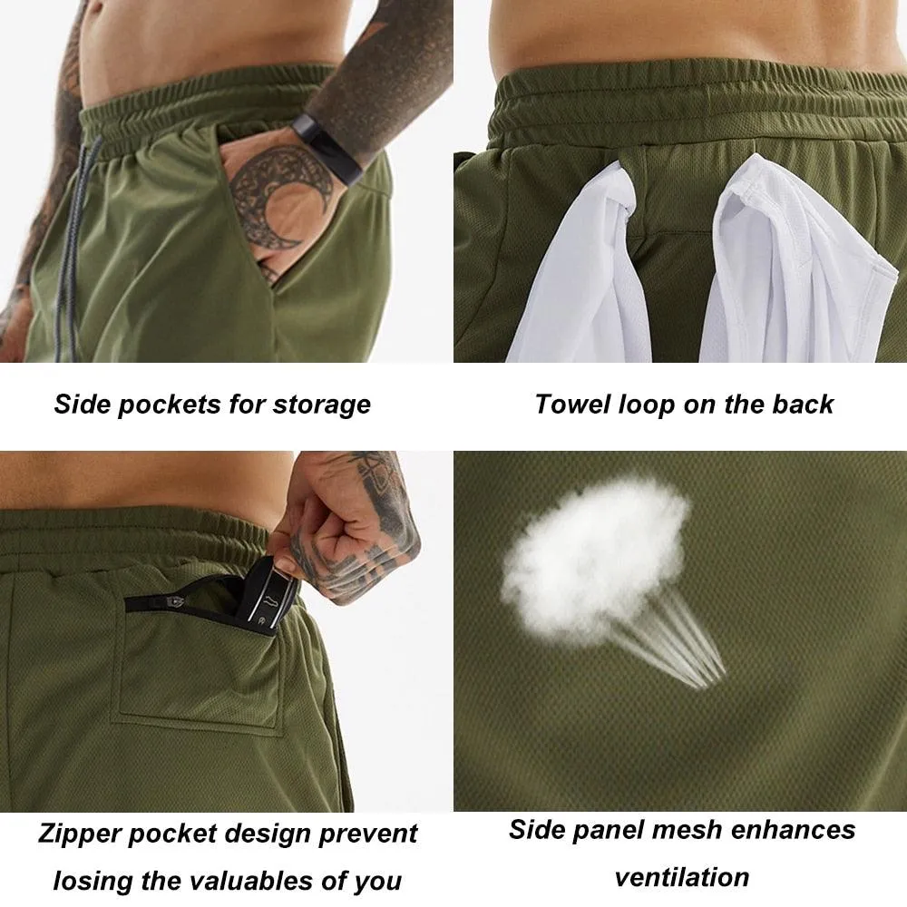 Camo Running Quick Dry Gym Shorts