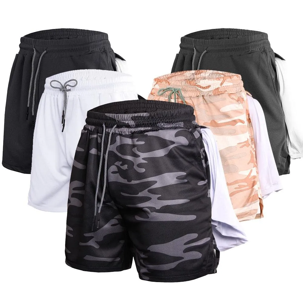 Camo Running Quick Dry Gym Shorts