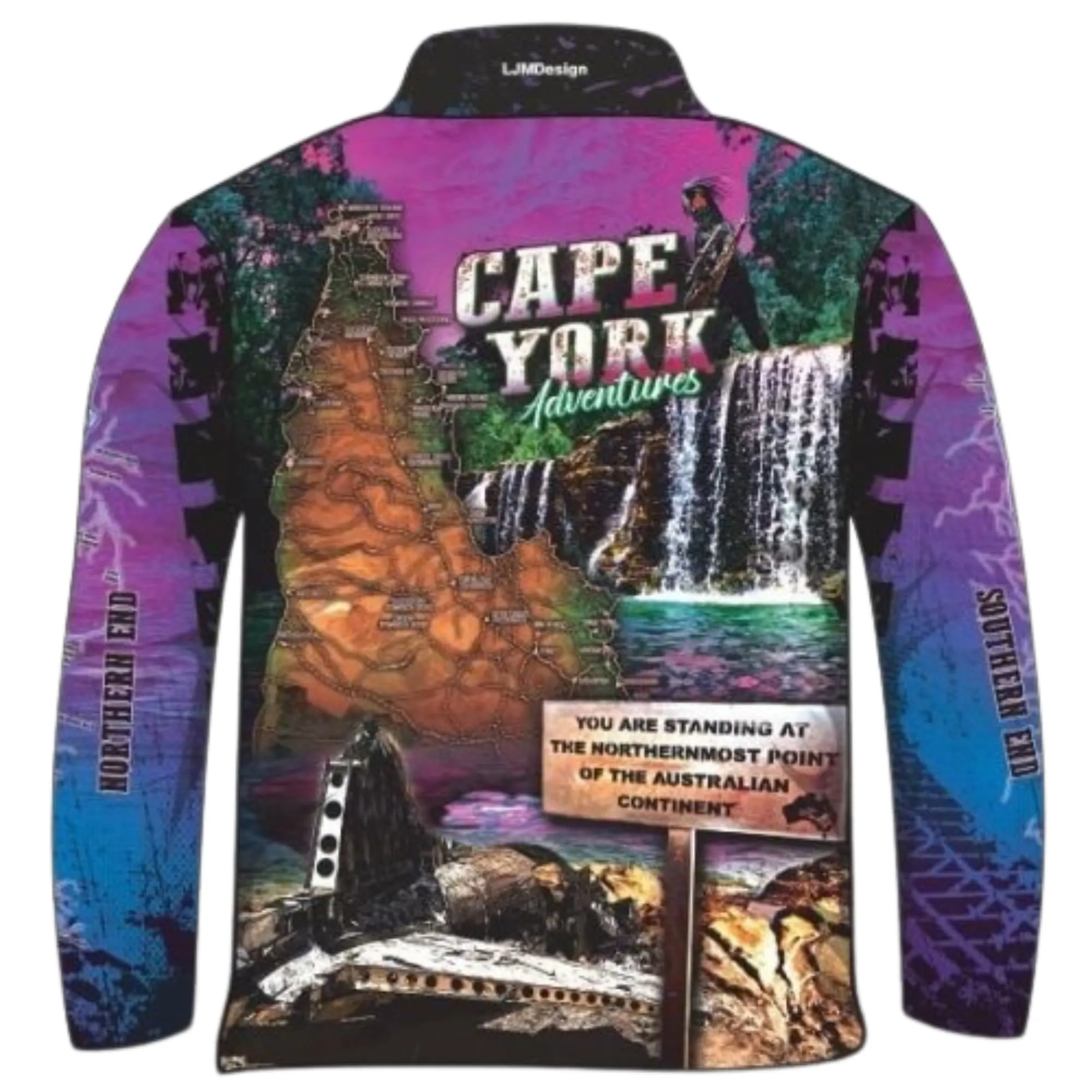 Cape York | Gunshot Croc Purple Fishing Shirt ★Pre-Order★
