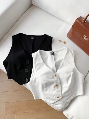 Chaleco de traje de 2 piezas para mujer  CR