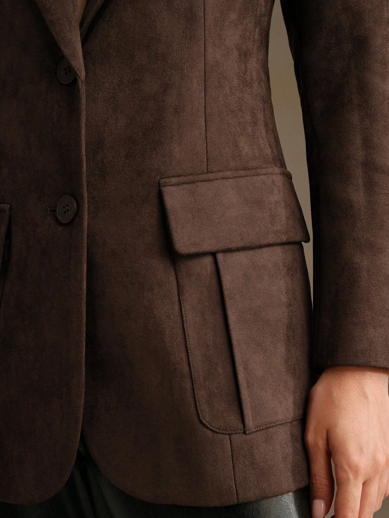 Chaqueta de blazer elegante de manga larga - Cherry Vibes