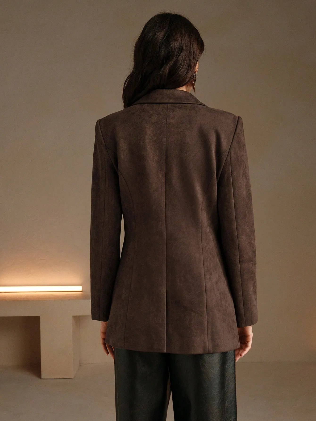 Chaqueta de blazer elegante de manga larga - Cherry Vibes