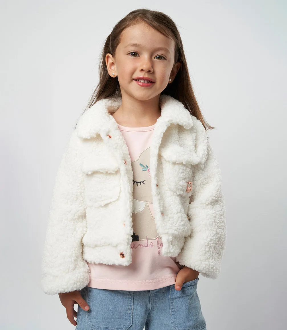 Chaqueta niña sherpa