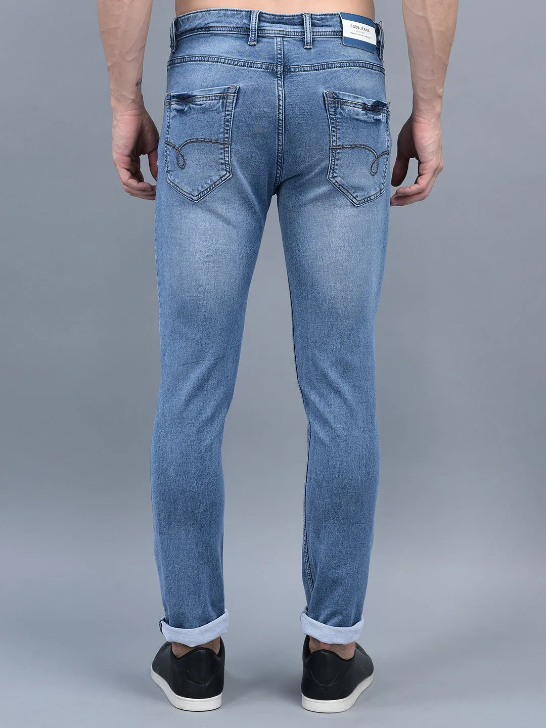 Cobb Light Blue Narrow Fit Jeans