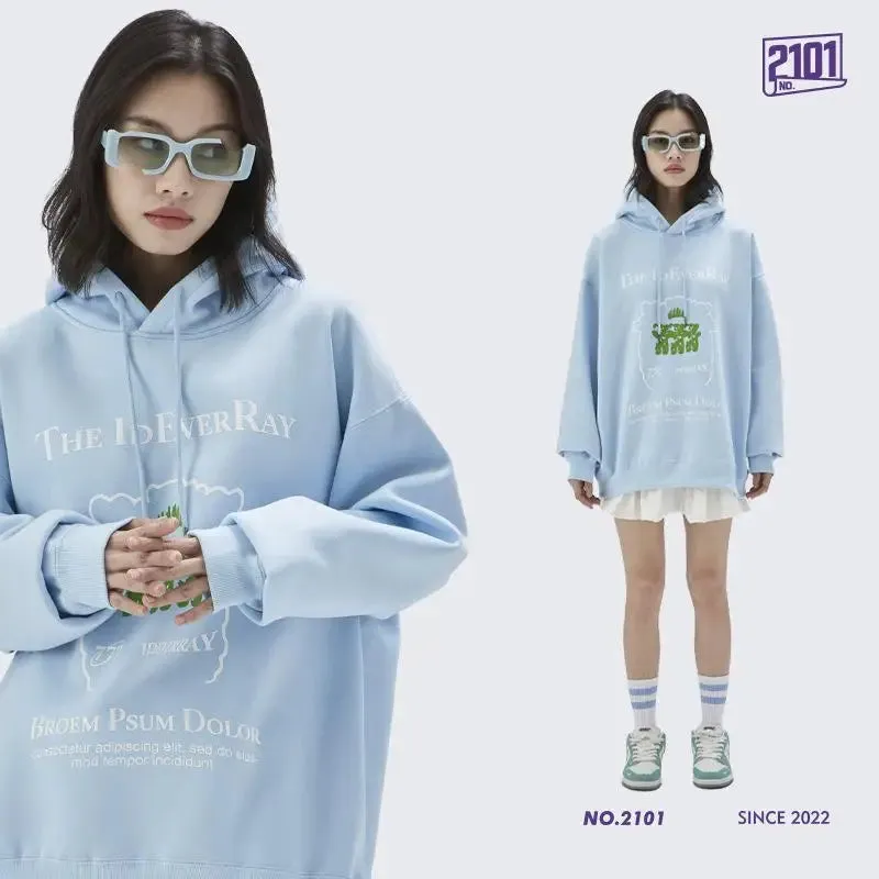 Comfortable Oversized Printed Hoodie for Y2K Style Enthusiasts