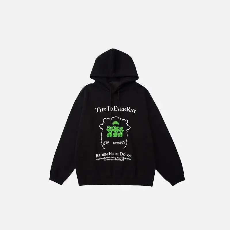 Comfortable Oversized Printed Hoodie for Y2K Style Enthusiasts