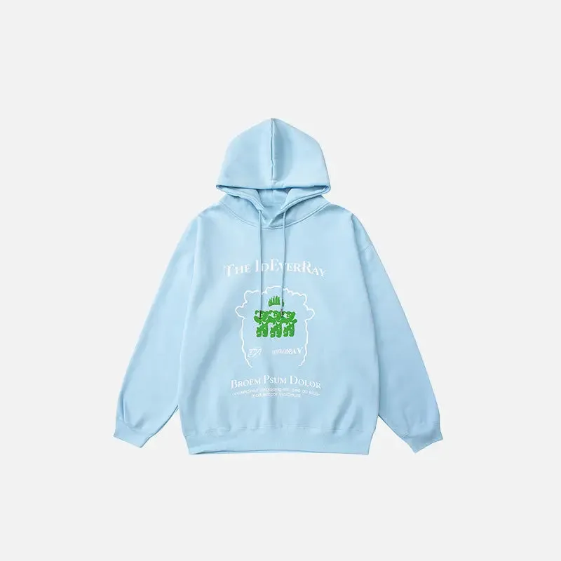 Comfortable Oversized Printed Hoodie for Y2K Style Enthusiasts