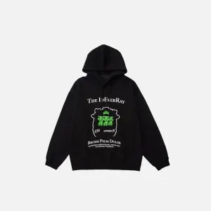 Comfortable Oversized Printed Hoodie for Y2K Style Enthusiasts