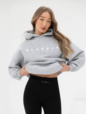 Composure Oversized Hoodie - Marl Grey