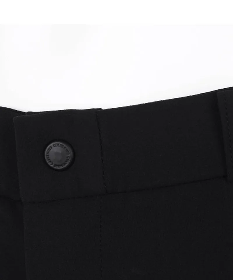 CREVE NINE: Men's Logo Semi Jogger Pants - Black