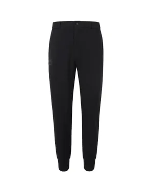 CREVE NINE: Men's Logo Semi Jogger Pants - Black