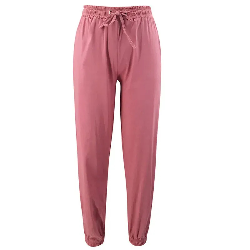Cropped Drawstring Jogger Pants