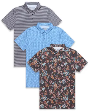 Custom 3 Pack Pursuit Performance Polo